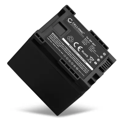 Akku kameraan Canon LEGRIA HF G10 G25 HF20 HF21 HF200 HG20 HG21 HF M31 - BP-807,-808,-809,-819,-827 (1780mAh, 7.2V - 7.4V) tuotemerkiltä CELLONIC
