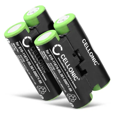 2x Bateria Garmin 010-11874-00,361-00071-00 2000mAh - 010-11874-00,361-00071-00, Batería larga duración para GPS Garmin Striker 4 Oregon 600 600t, 650 650t 700 750 750t GPSMAP 64s Alpha 50 Atemos 50 Astro 430 320