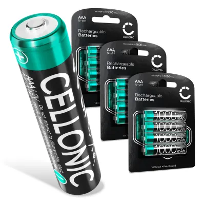 12x AAA Batteria per Siemens Gigaset A400, A415, AS405, A510, AS690, C430, C530HX, CL660HX, E560, E290A - (1000mAh) batteria di ricambio