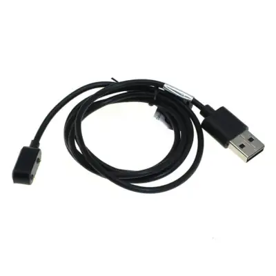 Cable USB para Huawei Band 6, 4X, Watch Fit / Honor Watch ES, Band 6 - Cable de Carga y Datos  1A negro PVC