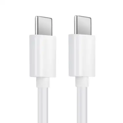 Cavo USB 2.0 con connettore USB C Type C per telefono Oppo Find X3 Pro, Neo, Lite, Find X2 Pro, Neo, Lite filo di 1m cavetto dati & ricarica in PVC bianco per cellulare