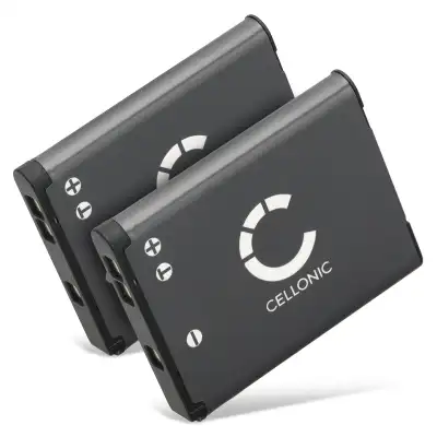 2x CELLONIC Camera Battery for Nikon CoolPix S33 S32 S2500 S3100 S3300 S3500 S3700 S4200 S4300 S5300 S6800 S6900 S7000 W100 Replacement EN-EL19 NP-BJ1 Battery 700mAh Backup