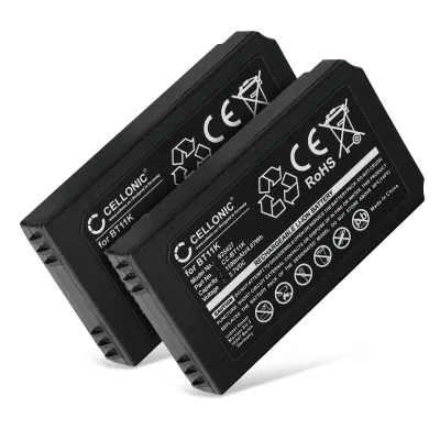 2x Akku kaukosäätimeen Ikusi IK2, PUPITRE IK2, Ikusi T70/2, Konecranes Mini Joystick Radio RMJ - 1100mAh tuotemerkiltä CELLONIC