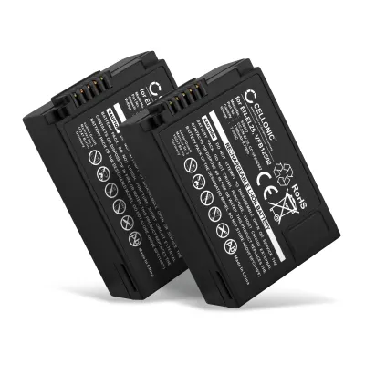 2x EN-EL25, VFB12502 Battery for Nikon Z fc / Z 50 / Z 30 1280mAh Camera Battery Replacement