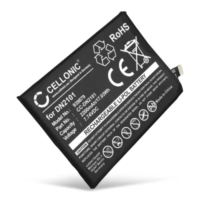 DN2101 Battery for OnePlus Nord CE 5G Smartphone / Phone Battery Replacement - 2200mAh