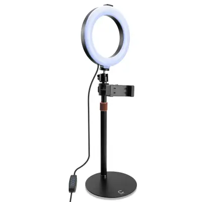 LED Video Ringlamp voor Make-up, Vloggen, Streaming & Videogesprekken van CELLONIC