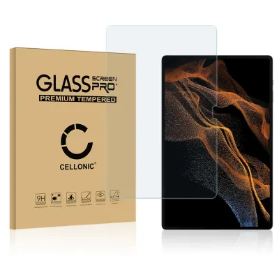 Protector de pantalla tablet Samsung Galaxy Tab S8 ultra X906B de CELLONIC - (Calidad HD / 2.5D / 0,33mm / 9H), Tablet Screen protector, Tempered glass, Cristal templado