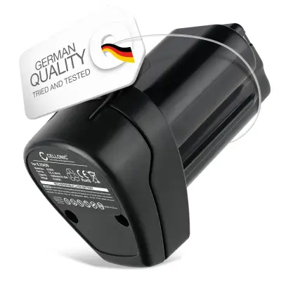 Battery for Metabo Powermaxx BS/ BS Basic/ BS Quick/ BS Quick Pro/ ASE, KPA 10.8 600 Cordless Tools - 1.5Ah 10.8V Li Ion 6.25439, 625439000 Battery Replacement