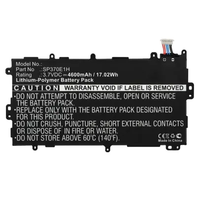 Batteria SP3770E1H compatibile con Samsung Galaxy Note 8.0 (GT-N5100/GT-N5110/GT-N5120) Ricambio da 4600mAh per tablet pc -Sostituzione di lunga durata