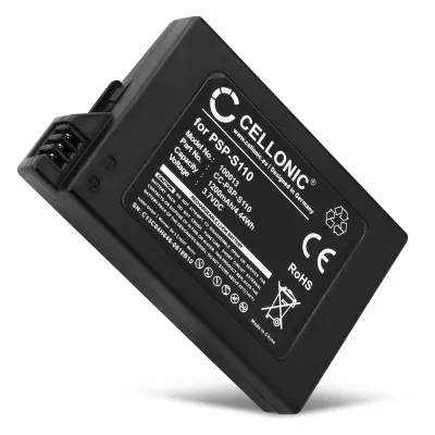 Vervangende Accu voor Sony PSP 3004 3000, PSP 2004 2000 (Sony PSP Slim & Lite, Brite) - Playstation Portable batterij PSP-S110 - 3.7V 1200mAh Battery Pack