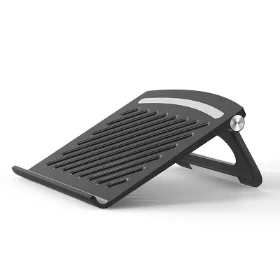 Laptopstandaard / verhoging voor laptop & notebook. Laptophouder: ergonomisch in hoogte verstelbare standaard - 3 in 1 laptop riser wit voor bureau of bank