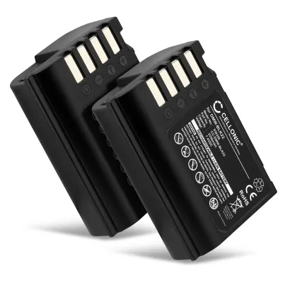 2x Batterij voor Panasonic Lumix G9 GH5 GH5S GH6 S5 S5K DMW-BLK22 2250mAh camera van CELLONIC