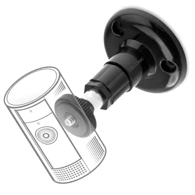 Kamera Wandhalterung mit 1/4" Zoll Gewinde für Arlo, Ring, Blink, Eufy, Reolink, Wyze, Zumimall Halterung Überwachungskamera Befestigung innen und außen, Security camera mount