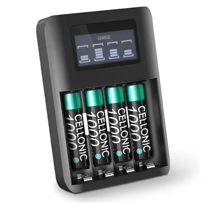 Bateria Telekom 4x 1000mAh AAA - , Batería larga duración para teléfonos Telekom Speedphone 12,10, 11, 32, Sinus 206, 207, 12