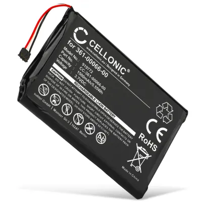 Batteria CELLONIC® 361-00066-00 361-00066-10 per navigatore GPS Garmin Camper 760, Nüvi 2689, Nüvi 2757, Nüvi 2797, Dezl 760, Nüvi Affidabile ricambio 1500mAh compatibile al 100%