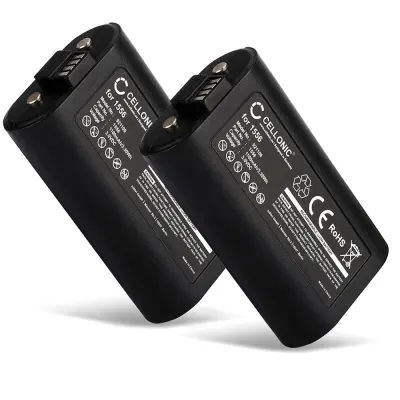 2x Batterij compatibel met Microsoft Xbox Series X, Series S / One Controller - 1556 1100mAh vervangende accu reservebatterij extra energie