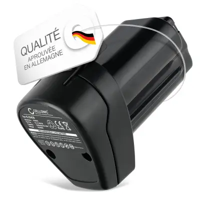 Batterie 6.25439, 625439000 1.5Ah pour Metabo Powermaxx BS/ BS Basic/ BS Quick/ BS Quick Pro/ ASE, KPA 10.8 600 -