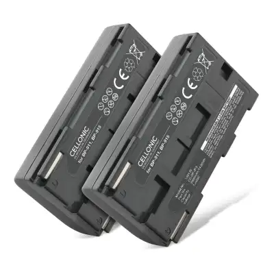 2x Batterij voor Canon XF100 G2000 G1000 XF105 XL1s XL1 XL2 XH-A1 ES-5000 ES-300V Phase One P45 2000mAh camera van subtel