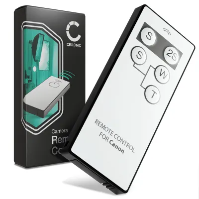 Infrarot-Kameraauslöser für Canon EOS 70D, EOS 5D Mark IV, EOS 750D, EOS 600D, kabellose IR-Kamerafernbedienung von CELLONIC