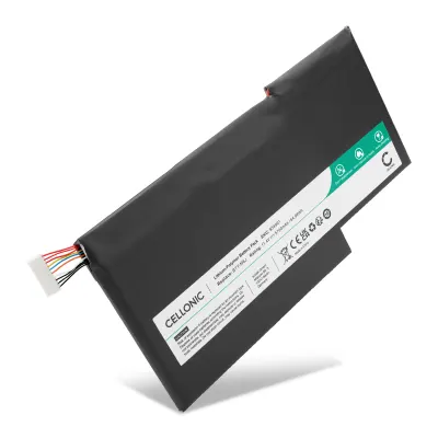 Battery for GS63VR 7RF Stealth Pro, GS63VR-7RE, GS63VR-7RG, GS63VR 7RD-092NL Stealth, GS63VR 7RF, GS73VR 7RF Stealth Pro, BTY-M6J, BTY-U6J 11.4 V 5700mAh from CELLONIC