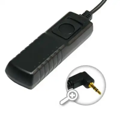 Cavo di scatto per Canon EOS 300D 350D PowerShot G10, K20D, K-1, K-5, K200D RS-60E3 CS-205 TC-60E3 Cavo di scatto telecomando, pulsante attivazione dalla distanza, marca CELLONIC