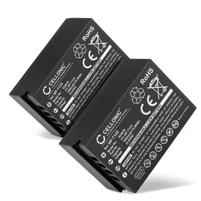 2x NP-T125 Battery for FujiFilm GFX 50s GFX Medium Format 1000mAh Camera Battery Replacement