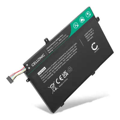 Batterij voor Lenovo ThinkPad L15 Gen 1, Gen 2, ThinkPad L480, L490, L580, L590 Laptop - 4100mAh 11.1V 