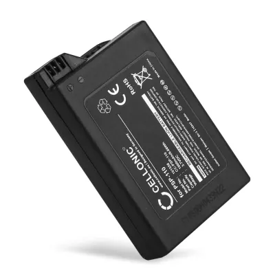 PSP-110 Battery for Sony PSP-1004 / Sony PSP-1000 Handheld Console Gaming Controller PSP Battery Replacement - 1800mAh 3.6V - 3.7V Lithium Ion