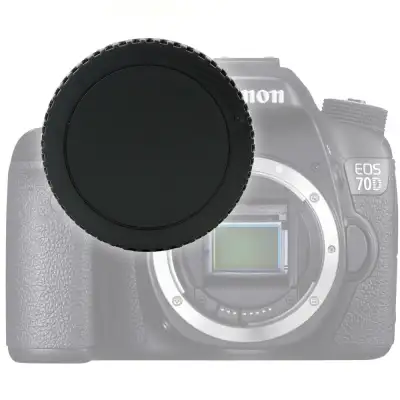 Tappo per corpo macchina per Canon EOS 70D, EOS 7D, EOS 6D, EOS 700D, EOS 100D.., EOS Rebel (RF-3), tieni lontano la polvere dalla tua fotocamera, Coperchio Copertura Cover Cap baionetta, CELLONIC®