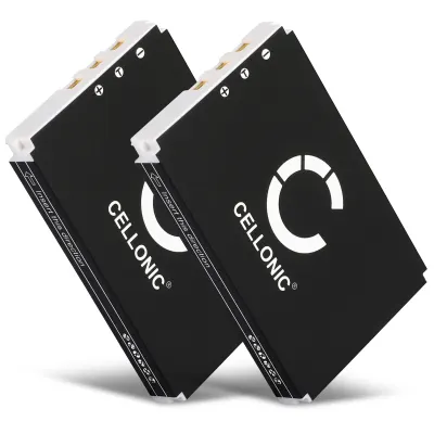 2x Batteria sostitutiva 190582-0000,F12440056,K398,L-LU18 per telecomando/radiocomando Logitech Harmony 1000 Remote 1100 1100i 915 Squeezebox Affidabile ricambio da 1300mAh celle dalla lunga durata di vita utile