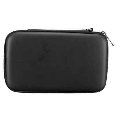 Tasje voor Nintendo 3DS XL, DSi XL, New 2DS XL, Retroid Pocket 2 Plus, Analogue Pocket - Plastic, zwart Tasje Zakje Hoesje