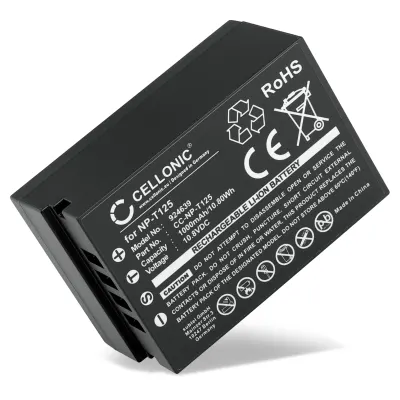 NP-T125 Battery for FujiFilm GFX 50s GFX Medium Format 1000mAh Camera Battery Replacement
