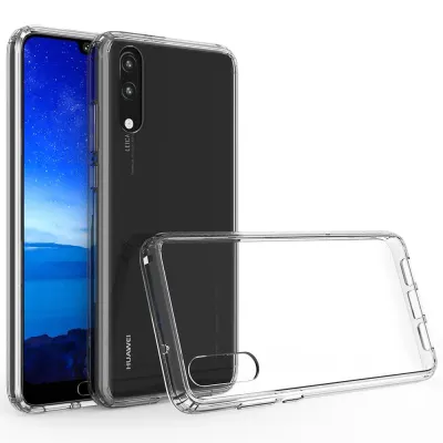 Beschermhoes voor smartphone compatibel met Huawei P20 Telefoonhoes Telefoonhoes Bumper Hardcase backcase Transparant