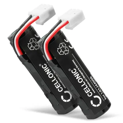 2x Batterij compatibel met Ingenico IWL250 GPRS Bluetooth, IWL251 NFC,Move 2500, Newland ME31 POS - 295006044, 296110884, F26401964, F26402274, L01J44006, L01J44007, Newland ME31-18650G 3400mAh vervangende accu reservebatterij extra energie