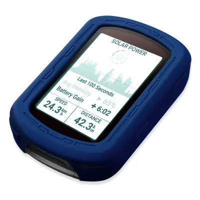 CELLONIC® beschermhoes compatibel met Garmin Edge 540 / Edge 840 siliconen protectie - Navigatie tas Siliconen fiets GPS cover - bumpercase regenhuls