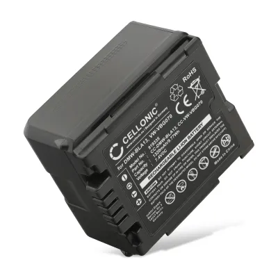 Batteria per Panasonic HDC-SD100, HDC-SD10, -SD707, -SD600, HDC-TM700, Lumix DMC-L10 marca CELLONIC