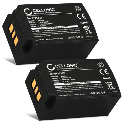 2x PF056001AA, 1|CP7/20/33-2 Battery for Parrot Zik 1.0 700mAh Headphone / Headset Battery Replacement
