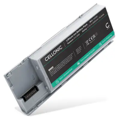 Battery for Dell Latitude D630, D620, D630 ATG, D630c, PP18L, RD300, RD301, PC764, PD685 11.1V 4400mAh from CELLONIC