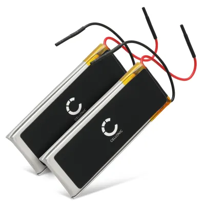 2x 09D29,H452050,BAT00008 Battery for Cardo Scala Rider Teamset Pro, Scala Rider Multiset Q2 400mAh Headphone / Headset Battery Replacement
