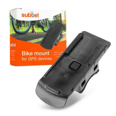 subtel Motorcycle Sat Nav Mount for Garmin Alpha 50 100 / Approach G3 G5 / eTrex 10 20 30 / GPSMAP / Oregon Serie Golf Trolley Cart Bike Handlebar Bracket GPS SatNav Holder