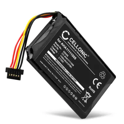 Batteria CELLONIC® AHA11111008 VFAD VF6P per TomTom 4pl40 Go 6200, Go 6100, tomtom Go 6000, Go 5000, Go 600, Go 500 Affidabile ricambio 1100mAh Sostituzione compatibile al 100%