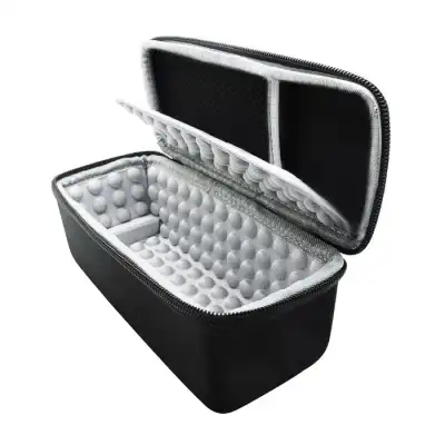 subtel Lautsprechertasche f&uuml;r JBL Flip 1 Flip 2 Flip 3 Flip 4 Flip 5 Lautsprecher Tasche Musikbox Schutzh&uuml;lle - sto&szlig;fest, gepolstert, schwarz - Hardcase Speaker Case Tragetasche H&uuml;lle