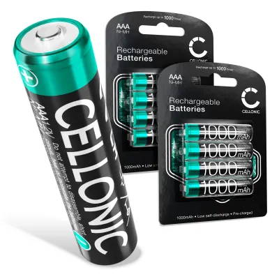 8x AAA Battery for Siemens Gigaset A400, A415, AS405, A510, AS690, C430, C530HX, CL660HX, E560, E290A 1000mAh from CELLONIC