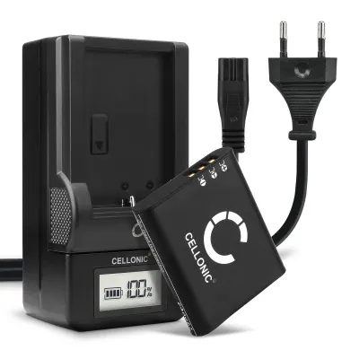 Pack de 2x batteries Li-90B, Li-92B 1100mAh pour appareil photo Olympus Stylus XZ2 SH50 SH60 SH2 SH1, Tough TG Tracker TG3 TG2 TG1, Li90B Li92B - Avec chargeur UC-90 et câble d'alimentation