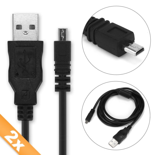 Para Panasonic Lumix DMC fx33 USB cable data cable