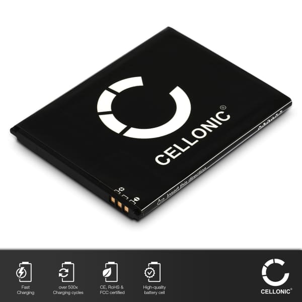 2x Batteria CELLONIC 5251 per telefono Wiko Pulp / Pulp 4G / Robby / Jam 4G Ricambio affidabile da 2500mAh per il tuo cellulare smartphone