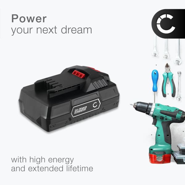 Battery 20V, 2000mAh, Li Ion for Parkside XTEAM Serie - Serie X team replacement battery