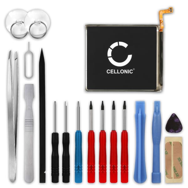 CELLONIC Phone Battery Replacement for Samsung Galaxy S21 (SM-G991) + 17-Tool Phone Repair Kit - EB-BG991ABY 3900mAh CELLONIC Phone Battery Replacement for Samsung Galaxy S21 (SM-G991) + 17-Tool Phone Repair Kit - EB-BG991ABY 3900mAh