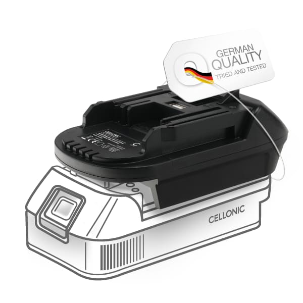 DeWalt Milwaukee 18V-20V Converter to Makita Battery Adapter