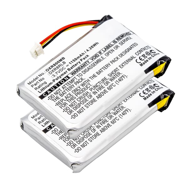 2x DXR8RLB Battery for Infant Optics DXR-8, Luvion Grand Elite 2 Baby Monitor / Phone / Camera Battery Replacement - 1150mAh 2x DXR8RLB Battery for Infant Optics DXR-8, Luvion Grand Elite 2 Baby Monitor / Phone / Camera Battery Replacement - 1150mAh